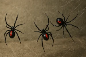 Black widow spider