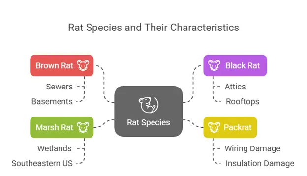 rat species and their characteristics