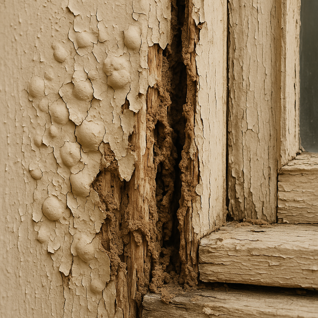Bubbling or Uneven Paint